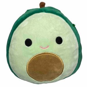 Squishmallow Austin The Avocado Plush Kellytoy 8”Green Soft Machine Washable Toy